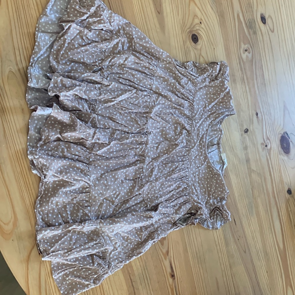 Brown blouse